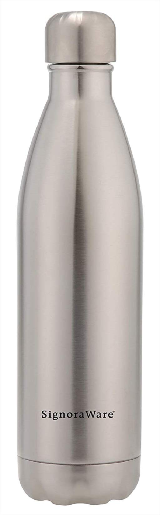 Signoraware Aqualene Vacuum Steel Cola Hot And Cold Bottle 750Ml,Multicolour (1 Piece)