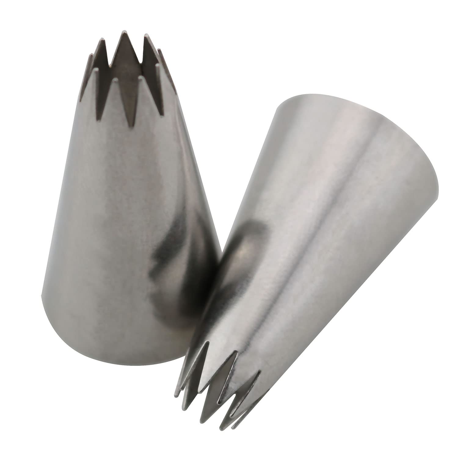 Zzhxsm 4In1 Piping Nozzle Stainless Steel Icing Tips Cupcake Pastry Tools Cake Decorating Tips Cupcake Cookies Icing Piping Past