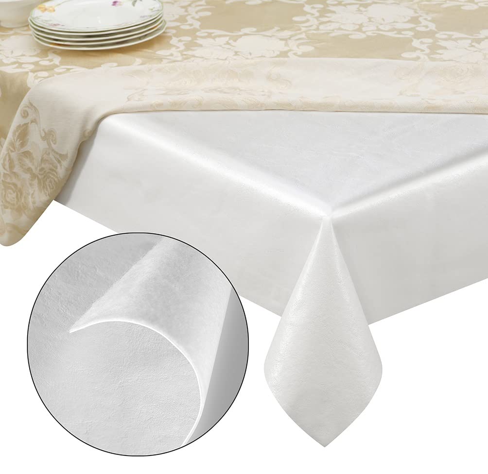 Tablecloths By Design - Quality Table Pad Protector, Waterproof Vinyl Table Cover For Superior Protection From Spills, Scratches
