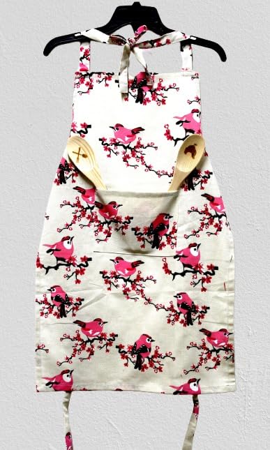 Jyotex Kitchen Apron  100% Cotton, Adjustable Tie, Large Pocket  Unisex Apron For Men & Women  Cooking, Baking, Bbq, Gardenin