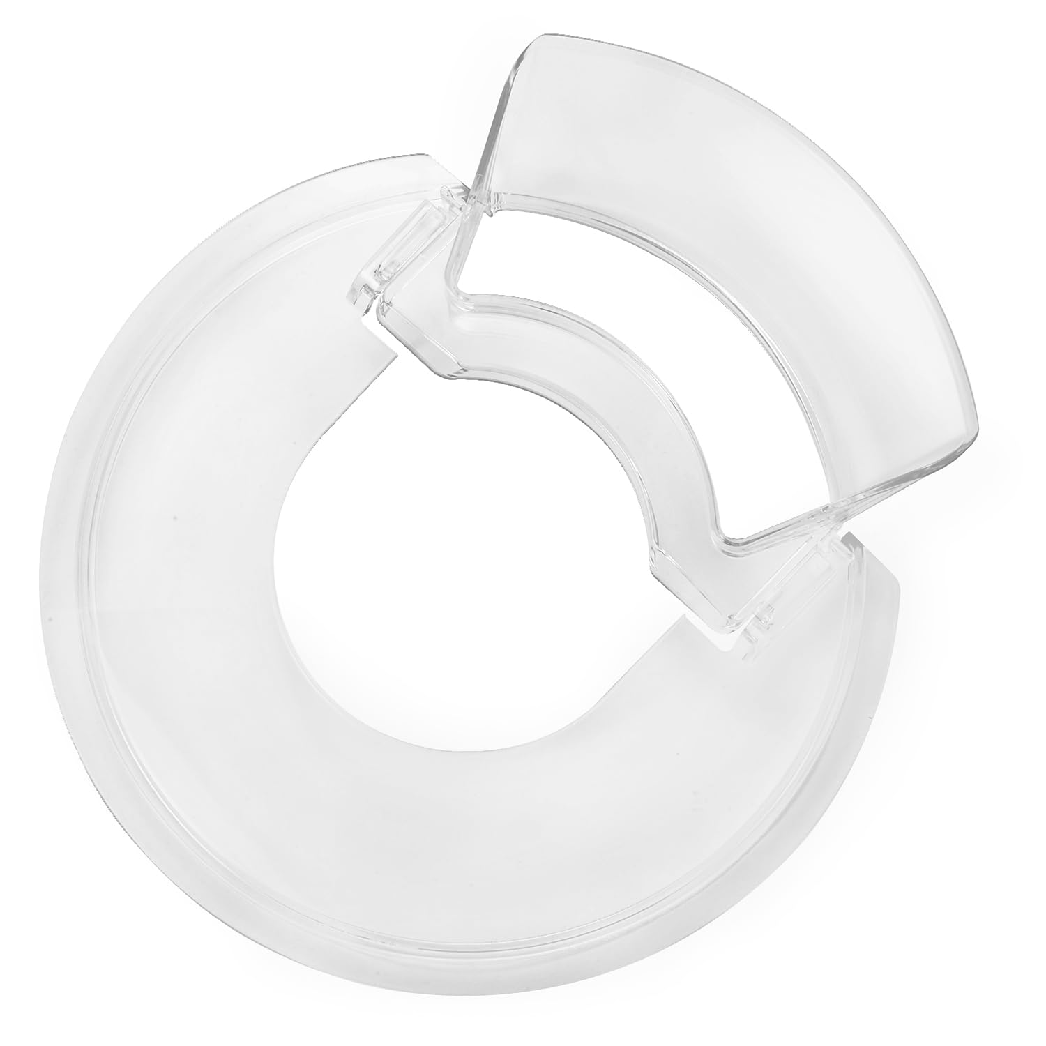Updated Pouring Shield For Kitchenaid 4.5-5 Quart Tilt-Head Stand Mixers, Stand Mixer Splash Guard Fits Stainless Steel, Glass,