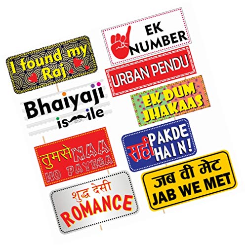 PartyStuff Party Theme Props  Party Speech Bubbles 5 (9 Cards)