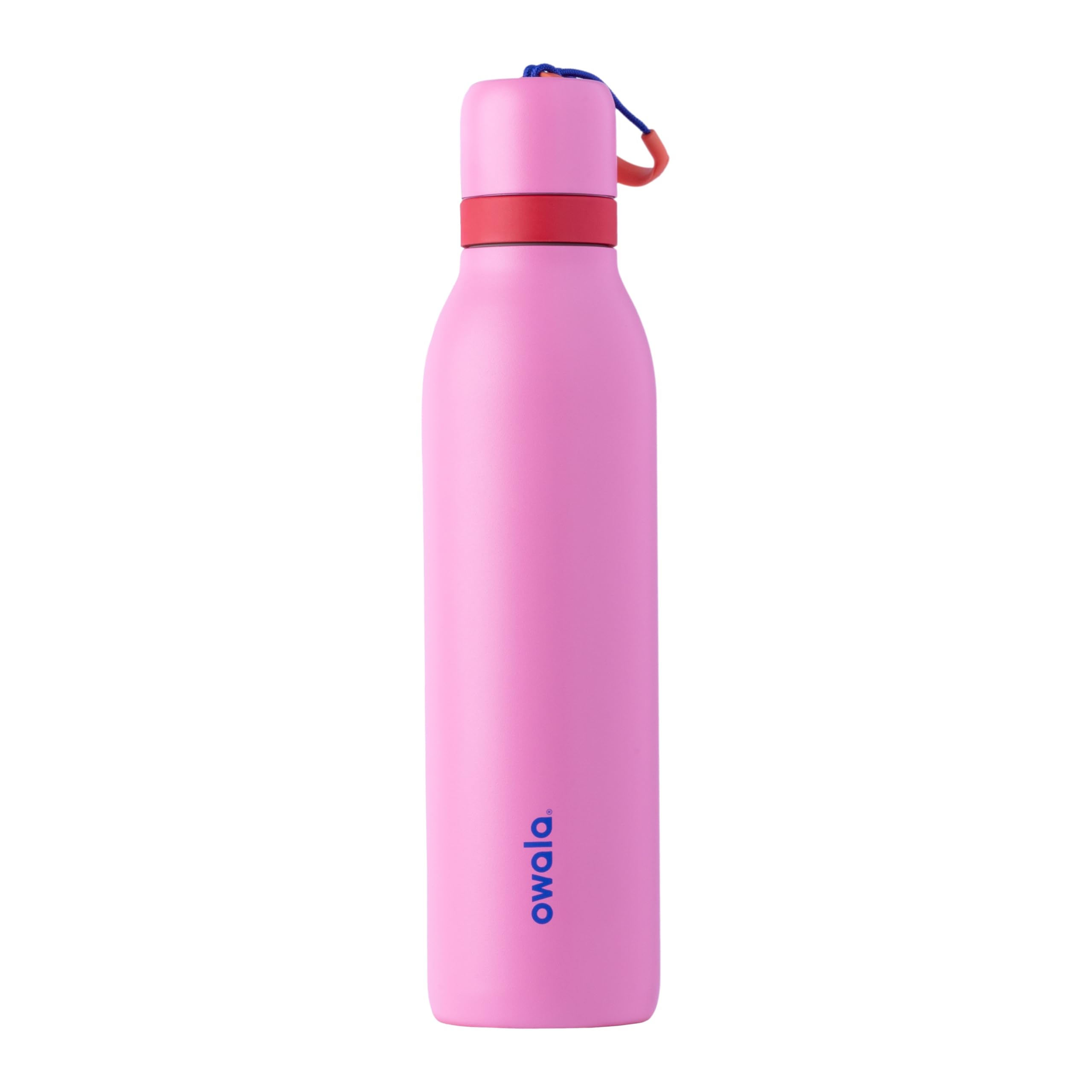 Owala FreeSip Twist Insulated Stainless Steel Water Bottle with Straw for Sports and Travel, BPA-Free, 24-oz, Fruit Punch