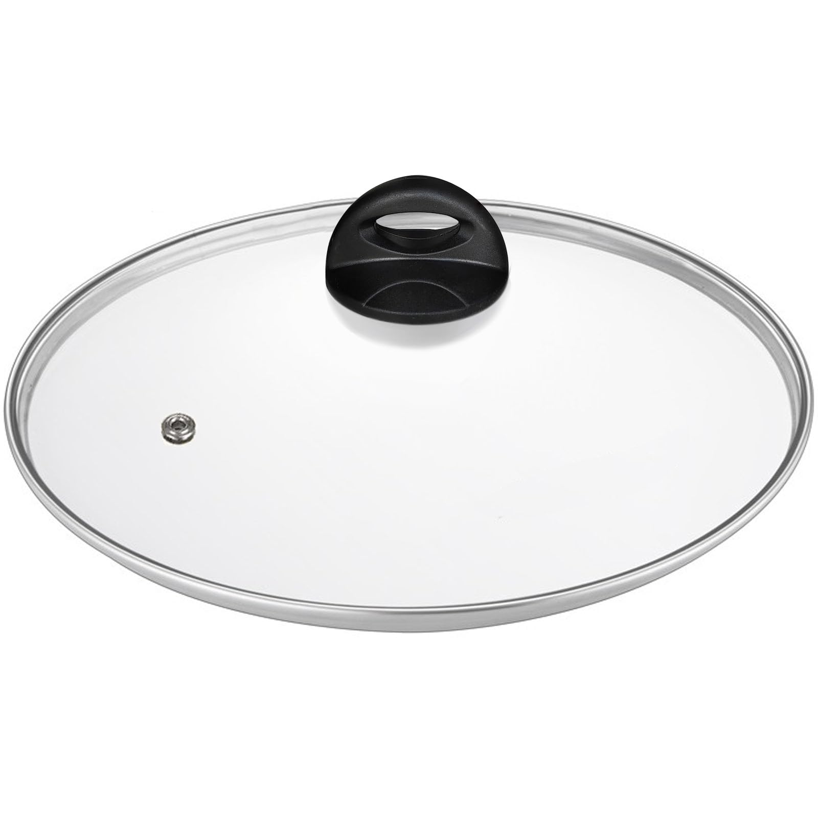 Glass Lids for Pot and Pan, 8, 9.5, 10.25, 11, 12, 12.6, 13.5, 14 Inch Tempered Replacement for Covers Kitchen Cookware, Frying 