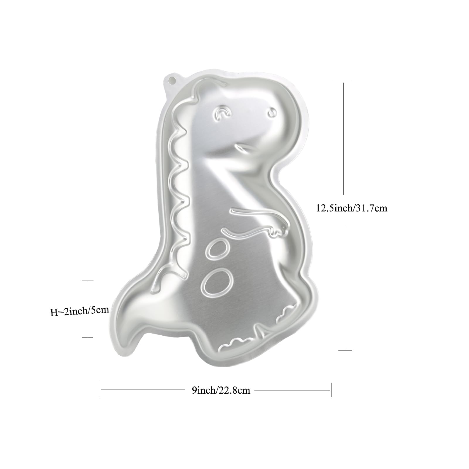 Aluminum Dinosaur Shape Cake Pan Tin, 3D Birthday Cake Mould Cake Decorating Baking Pan Tin Diy Cake Mould Kitchen Supplies
