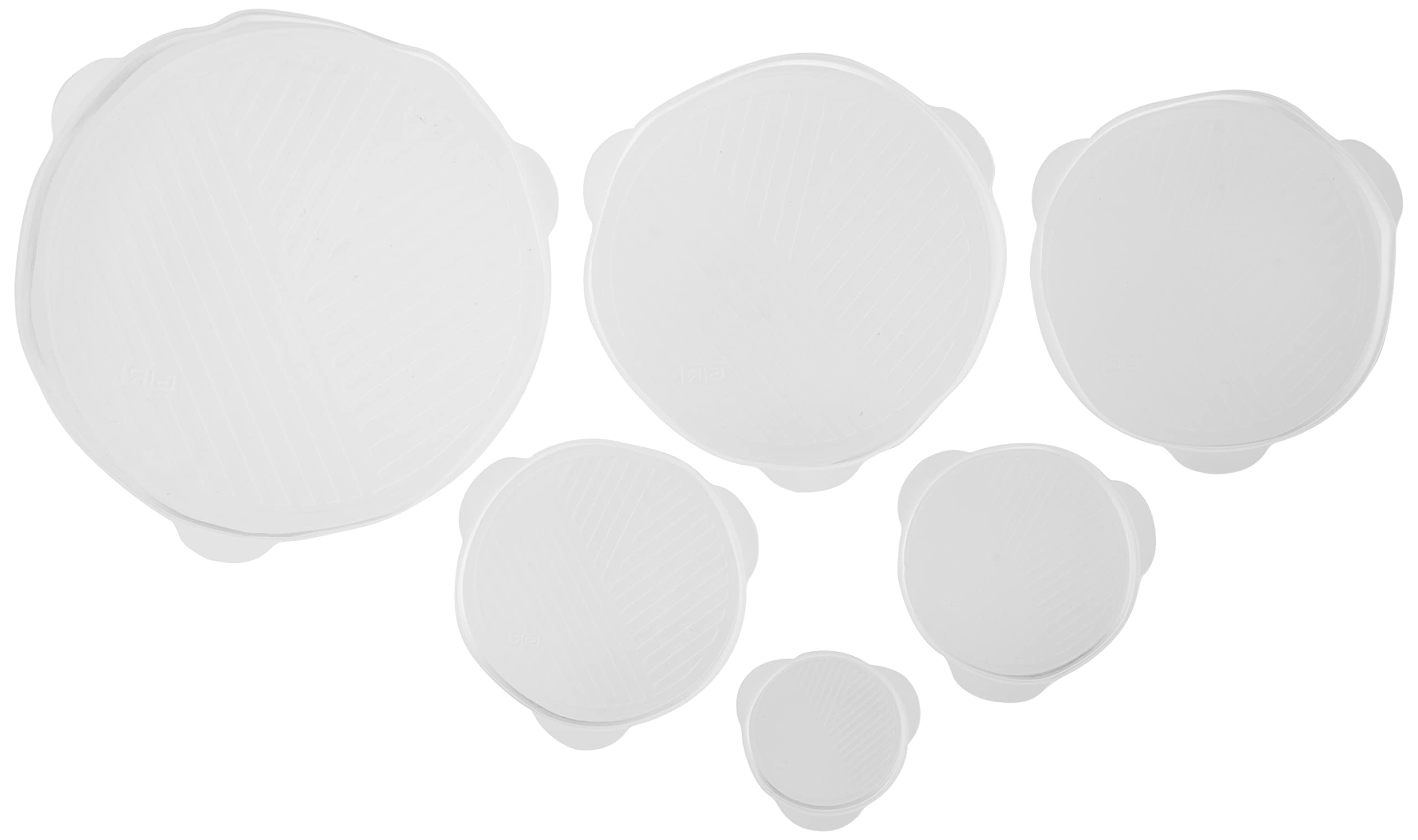 Gir: Get It Right Reusable Stretch Lids, 6-Piece Round, Kiss (Frost)