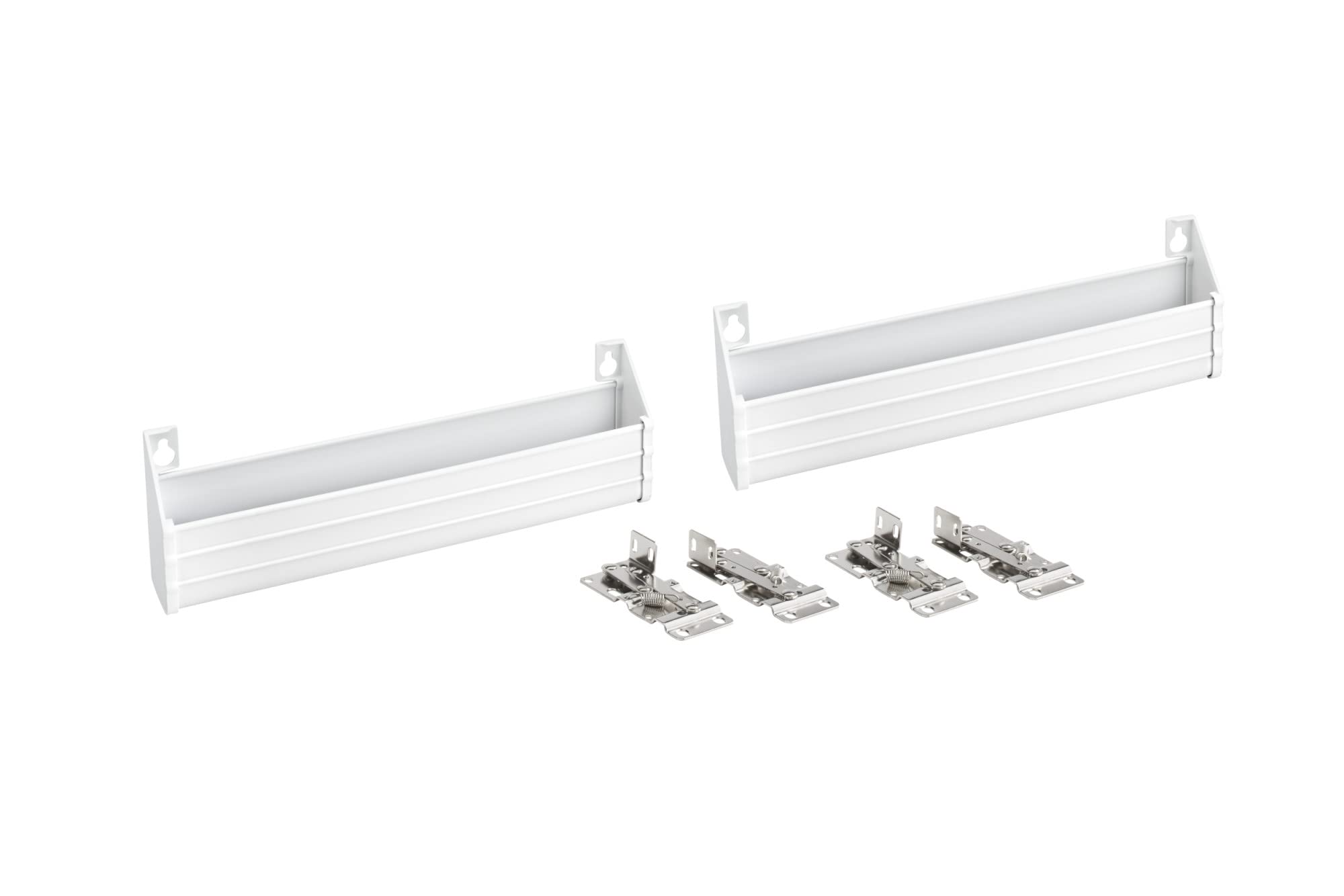 RevAShelf Polymer Slim Tip Out Tray for Sink Base Cabinets, White