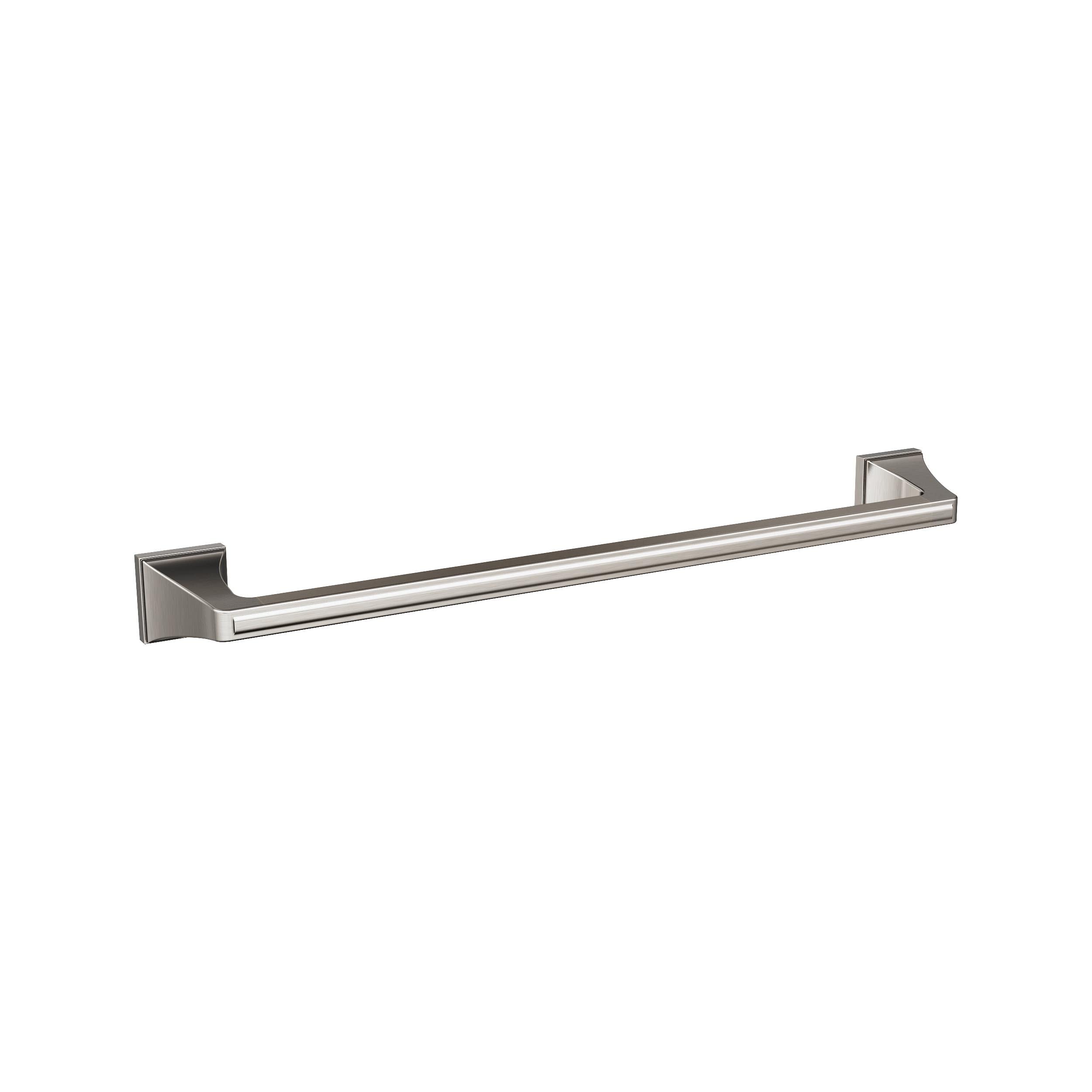 Amerock BH36023G10 | Brushed Nickel Towel Bar | 18 in (457 mm) Towel Rack | Mulholland | Bathroom Towel Holder | Bathroom Hardwa