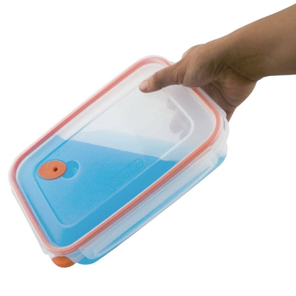 Sterilite Food Storage Containers, 8.3 Cup, Orange