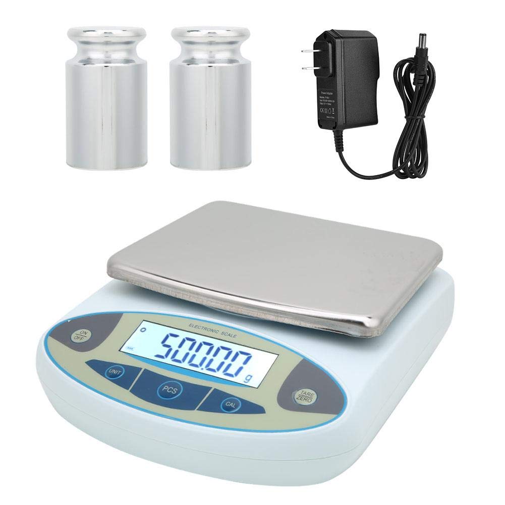 Lab Analytical Balance Scale, 5000G 0.01G High Fast Accurate Reading Digital Electronic Balance Lab Scale Kitchen Weighing Scale