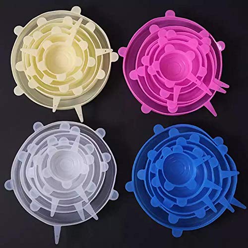 Top Select Silicone Lid Set,Silicon lids for containers,Silicon Stretchable lids,Silicone lids and Cover.