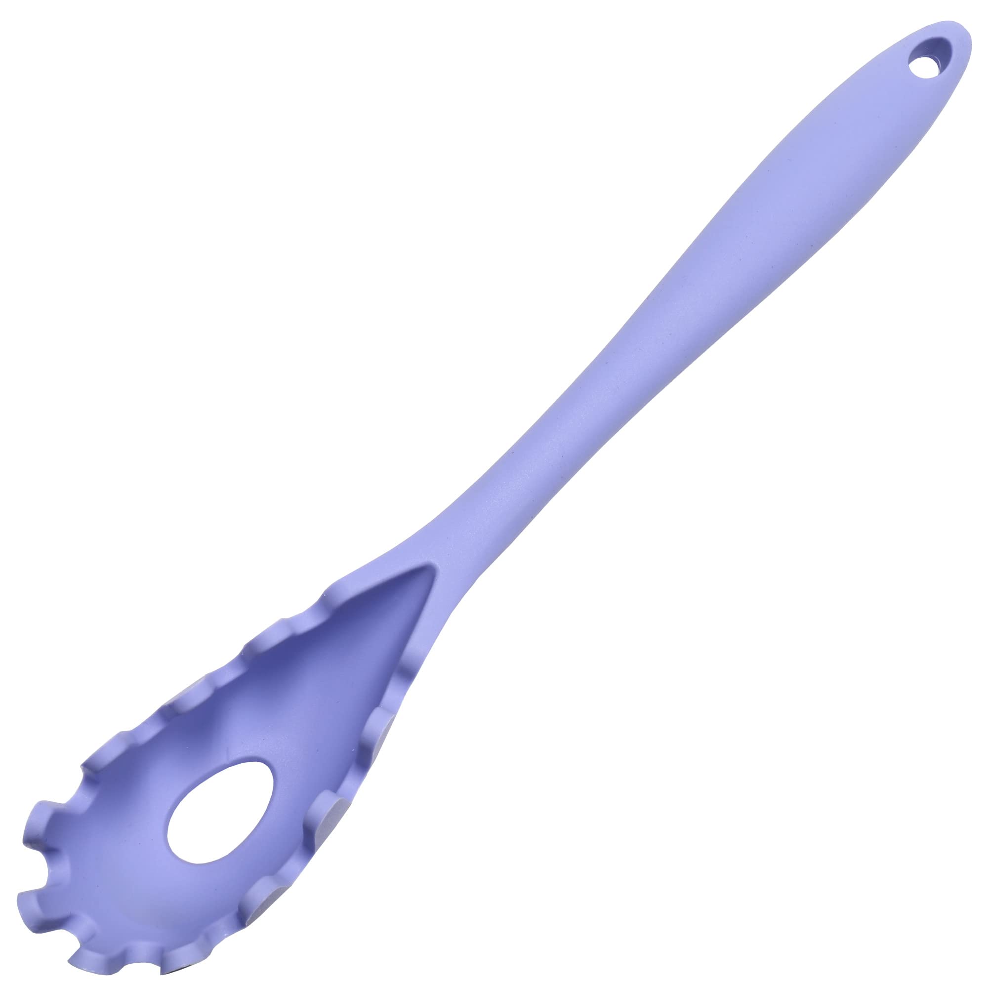 Chef Craft Premium Silicone Spaghetti/Pasta Fork, 11.5 Inch, Pastel Blue