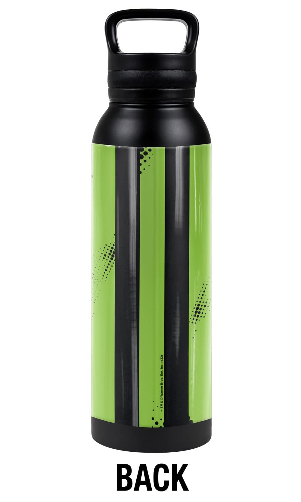 Beetlejuice Official Beetle Worm 24 Oz Insulated Canteen Water Bottle, Leak Resistant, Vacuum Insulated Stainless Steel With Loo