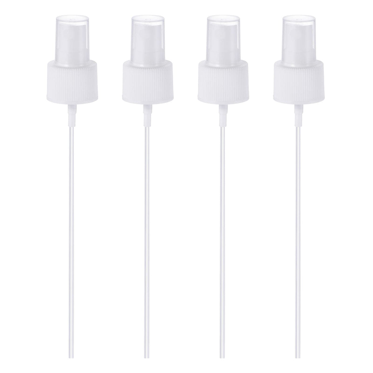 Patikil Spray Bottle Top, 4 Pack Sprayer Replacement Pump Plastic For Essential Oil Bottles, White
