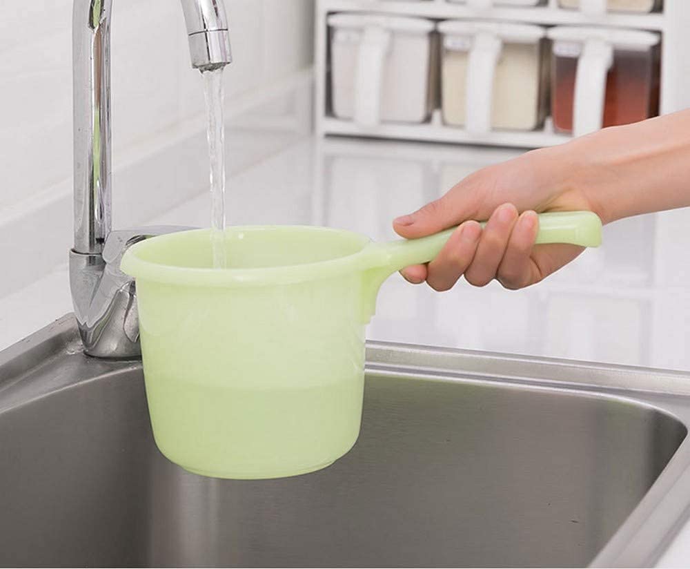 JapanBargain 3040  Japanese Plastic Water Ladle Bath Ladle Dipper Green Color  Made in Japan (1  Green)