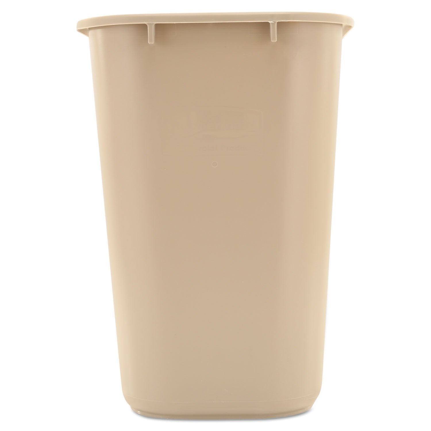 Rubbermaid Soft Wastebasket, 7-Gallon, Beige, Plastic