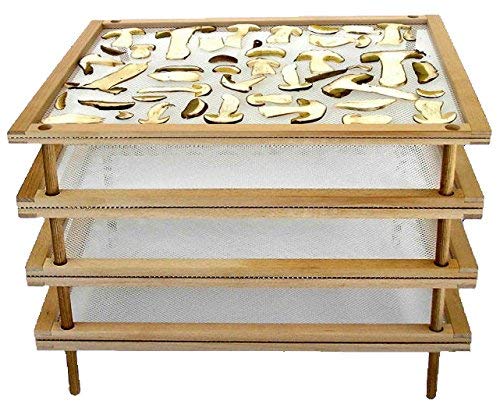Paderno World Cuisine Beechwood Stackable Pasta Drying Tray, Brown
