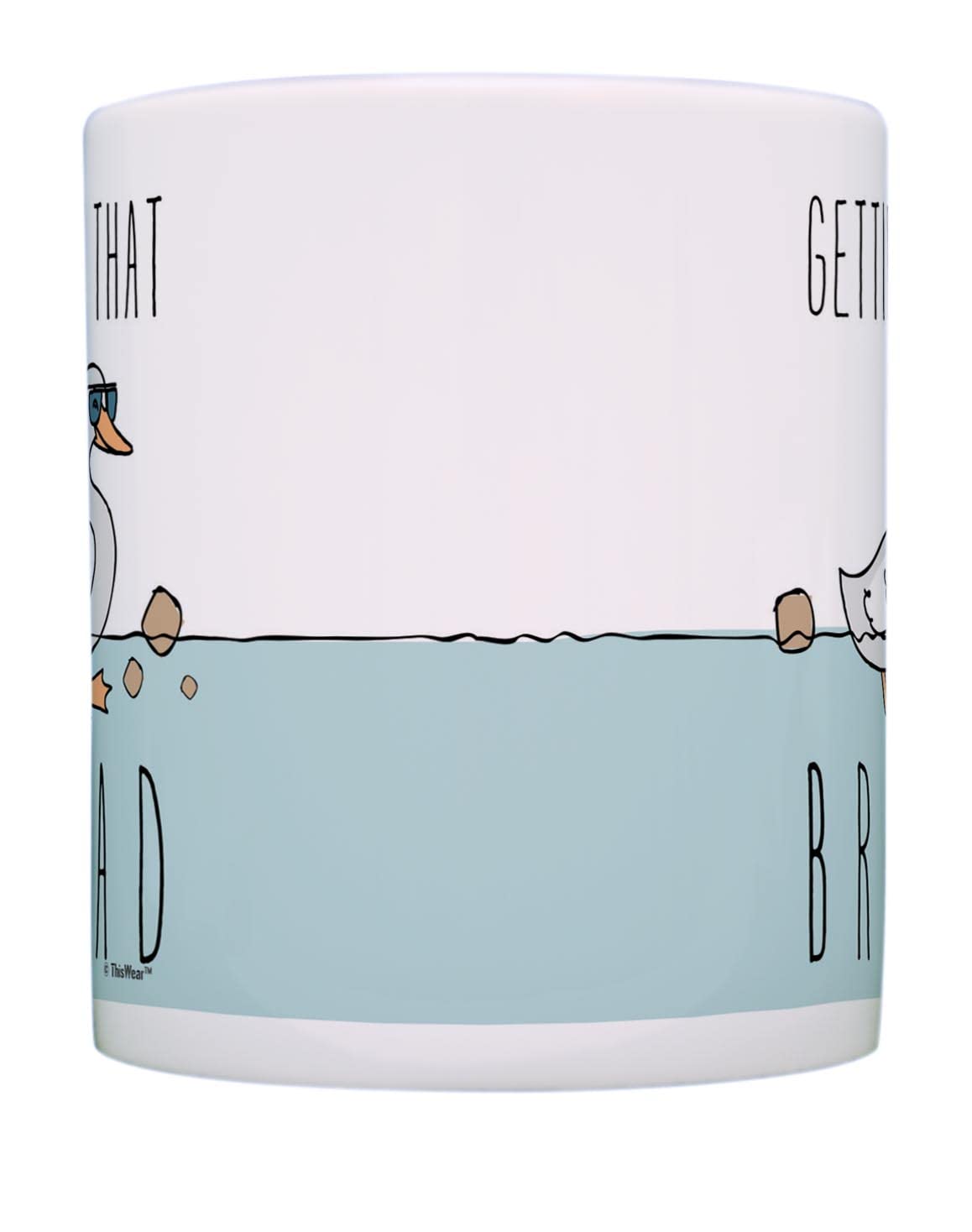 Funny Duck Mugs Gettin That Bread Punny Duck Mug Coworker Office Gifts Pun Coffee Mug Tea Cup Multi