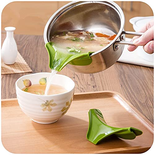 2 Packs Strain Pan Strainer, Clip-On Silicone Strainer With Slip-On Bowl Pour Spout Free For Draining Food While Cooking Or Pour