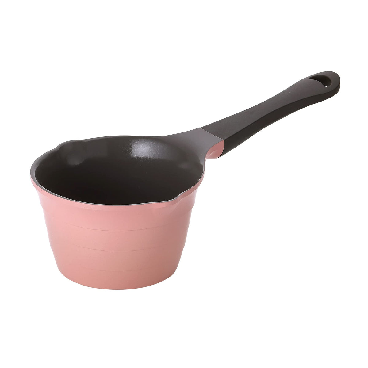 Neoflam 1Qt Saucepan Butter Warmer Milk Boiling|Melting Pot, Ecolon Healthy Ceramic Nonstick Coating Pfoa-Free, 2 Pour Spouts, D