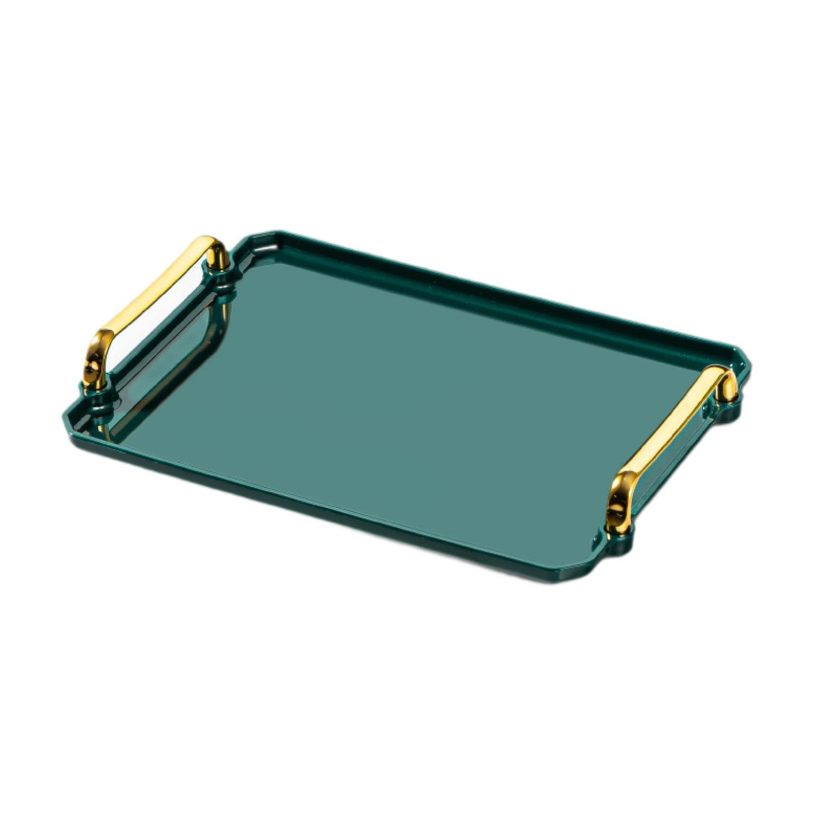 Zoomella Serving Tray Rectangular Modern Cosmetic Storage For Desk Coffee Table Hotel M Green| Home & Garden|Kitchen, Dining & B