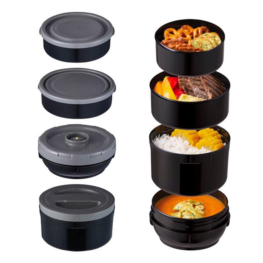 Zojirushi Sl-Jbe14Bz Mr. Bento Stainless Lunch Jar 41 Oz Carbon Black