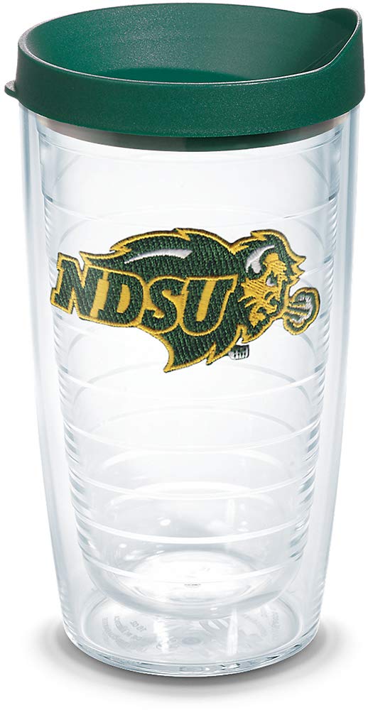 Tervis Made in USA Double Walled North Dakota State University Bison Insulated Tumbler Cup Keeps Drinks Cold & Hot, 16oz, Logo