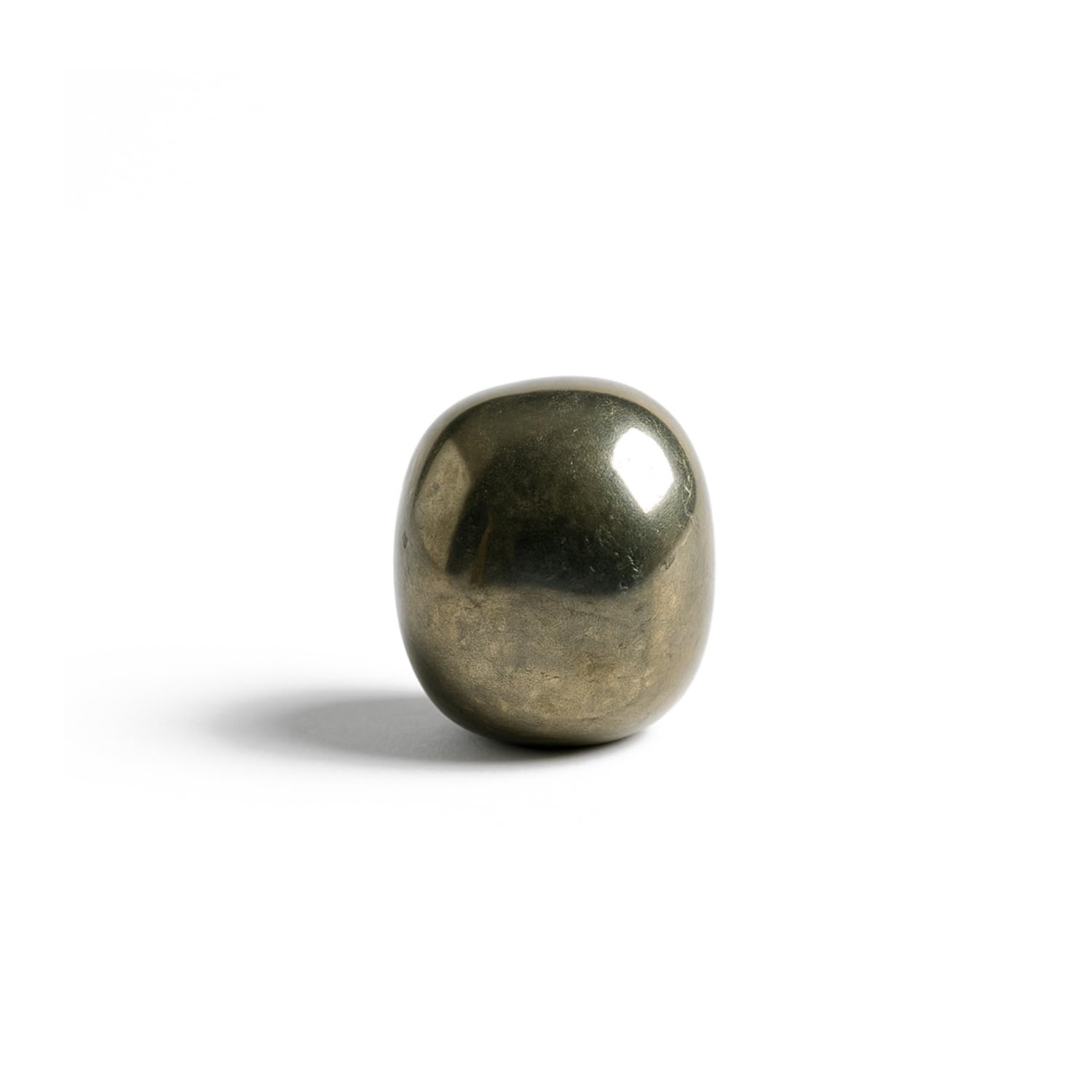 Astrotalk Pyrite Tumble | Attracts Luck, Wealth & Career Success | Boosts Leadership, Focus & Determination | Office Table & Living Room Decor | Gift for Man & Woman