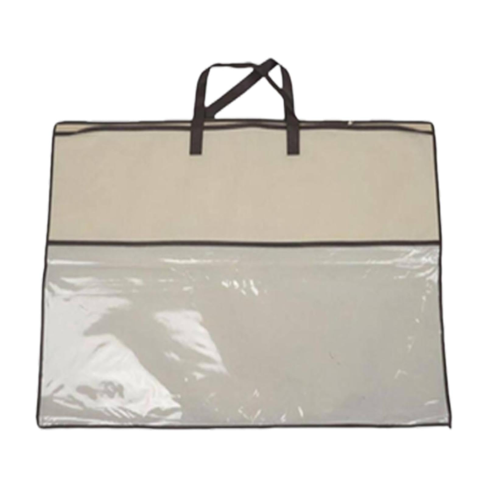 Ecomistiq Clothing Organizer With Zipper Blanket Storage Bag For Clothes Pillows Sheet 45X45Cm | Storage Bags | Home Organizatio