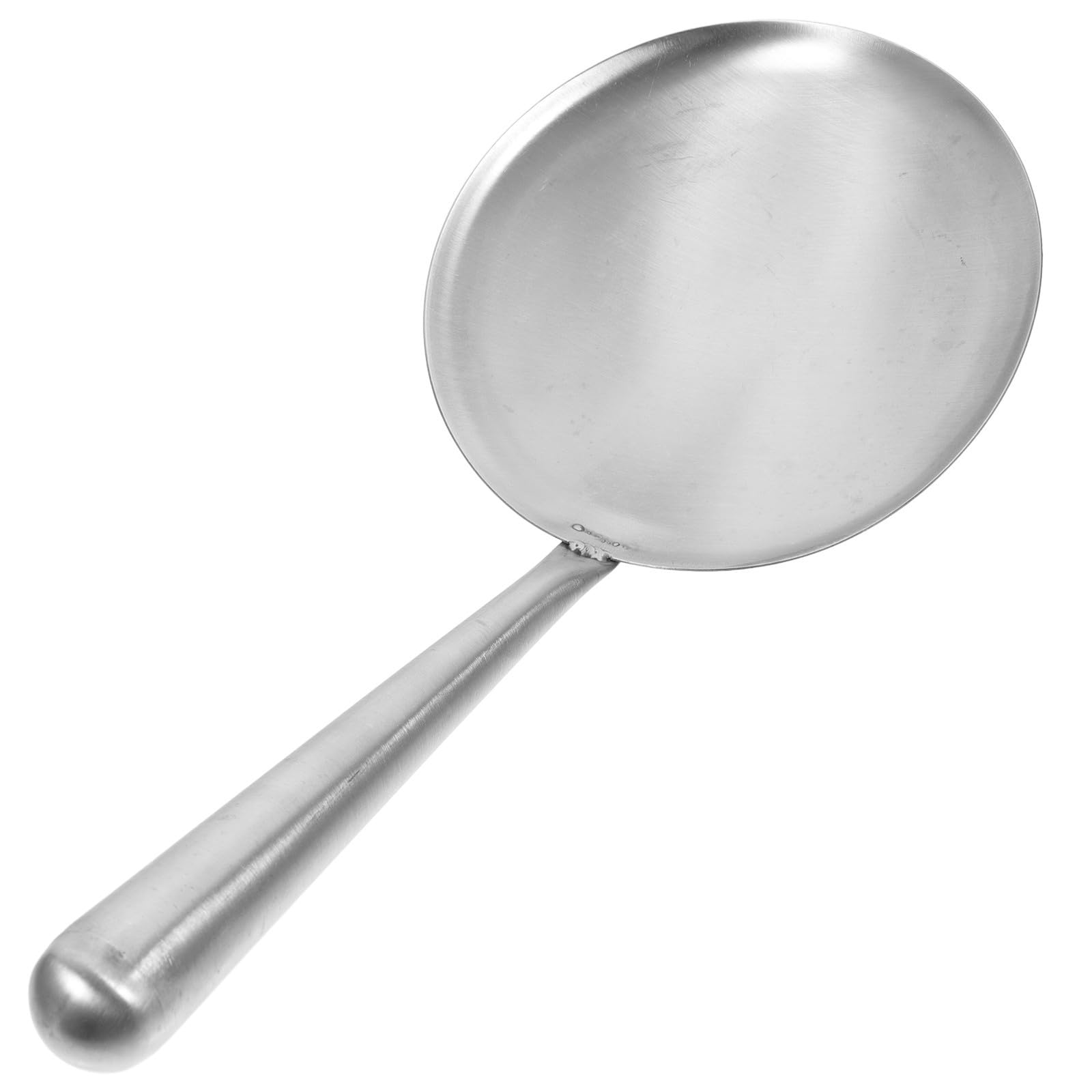 GARIOUANS Stainless Steel Tofu Ladle Spoon with Ergonomic Design and Multipurpose Use, Sleek Silver Food Serving Spoon for Asia