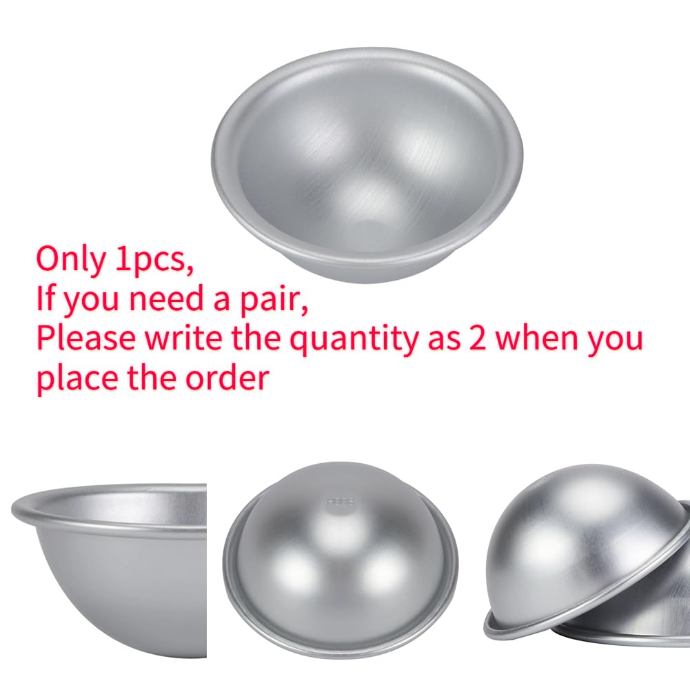 Half Ball Cake Pan, 10Cm Semicircle Aluminum Hemisphere Chiffon Cake Pan Bikini Cake Dessert Pudding Baking