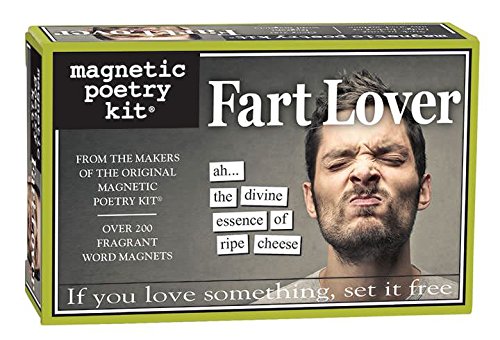 Fart Lover Magnetic Poetry Kit - Words For Refrigerator - Write Poems And Letters On The Fridge - Made In The Usa