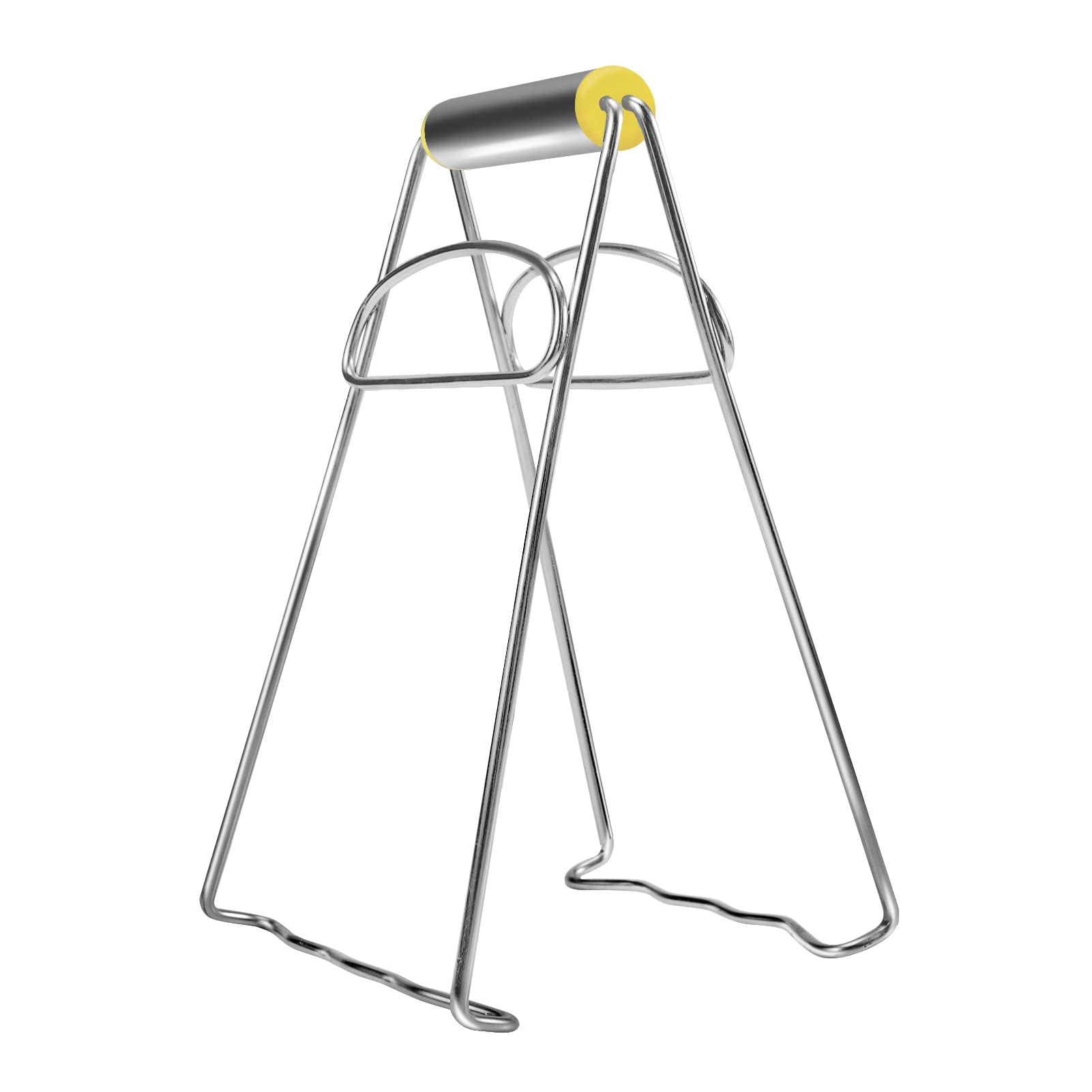 Rimobul Asian Kitchen Stainless Steel Folding Hot Dish Plate Clip Plate Retriever Tongs