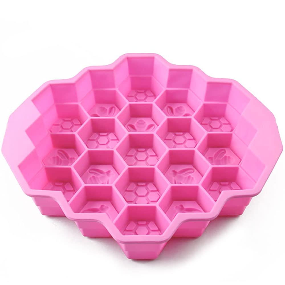 Daycount Silicone Fondant Candy Cake Mould 19 Cell Chocolate Diy Tools Ice Fondant Mold Handmade Molds (Random Color)