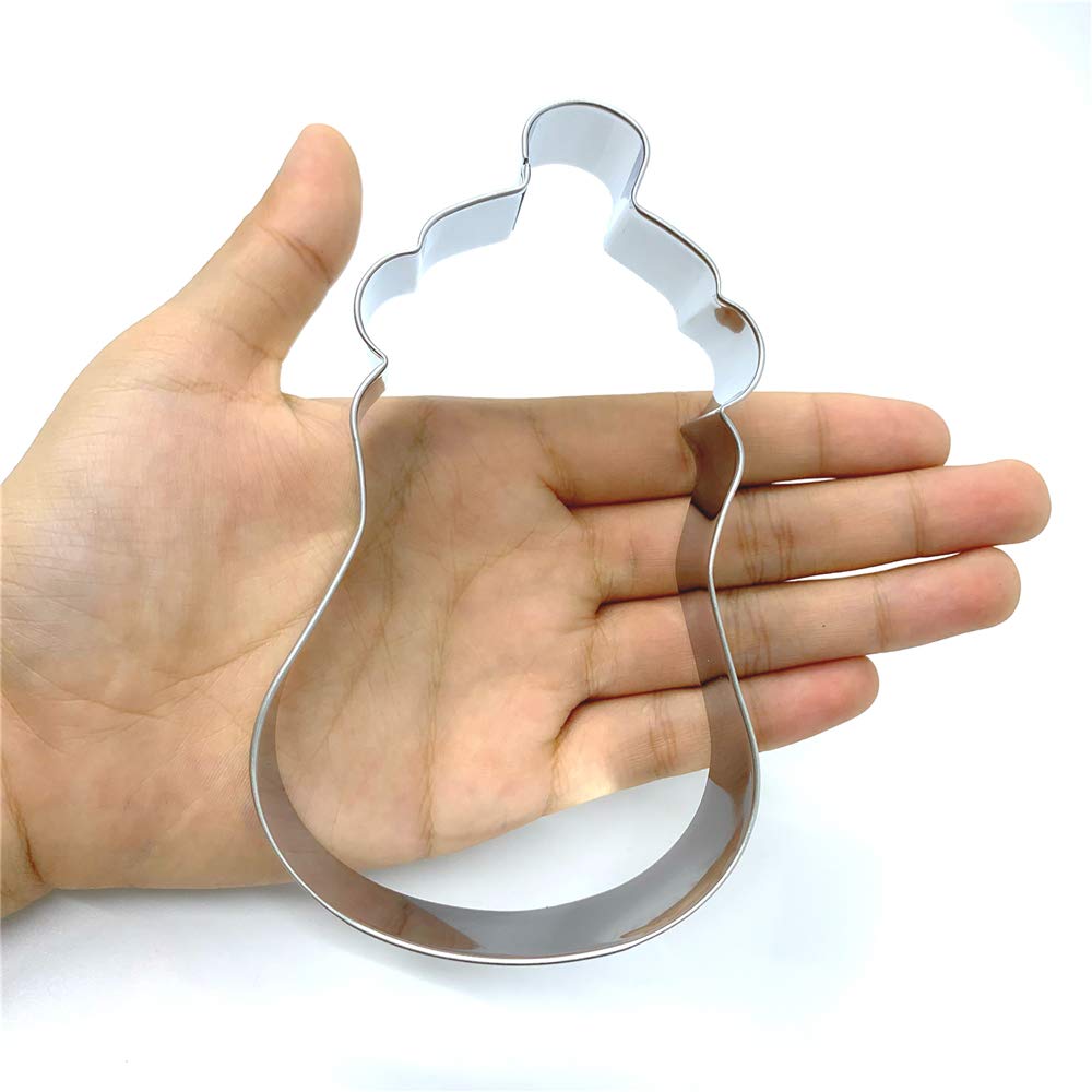 Liliao Bottle Cookie Cutter For Baby Shower - 2.8 X 4.8 Inches - Stainless Steel