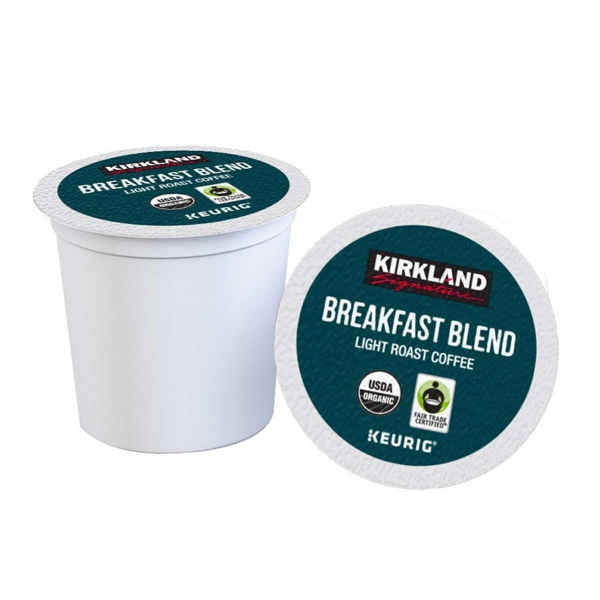Kirkland Signature Breakfast Blend Coffee - 120 K-Cups, Smooth Flavor, Perfect for Keurig Brewers