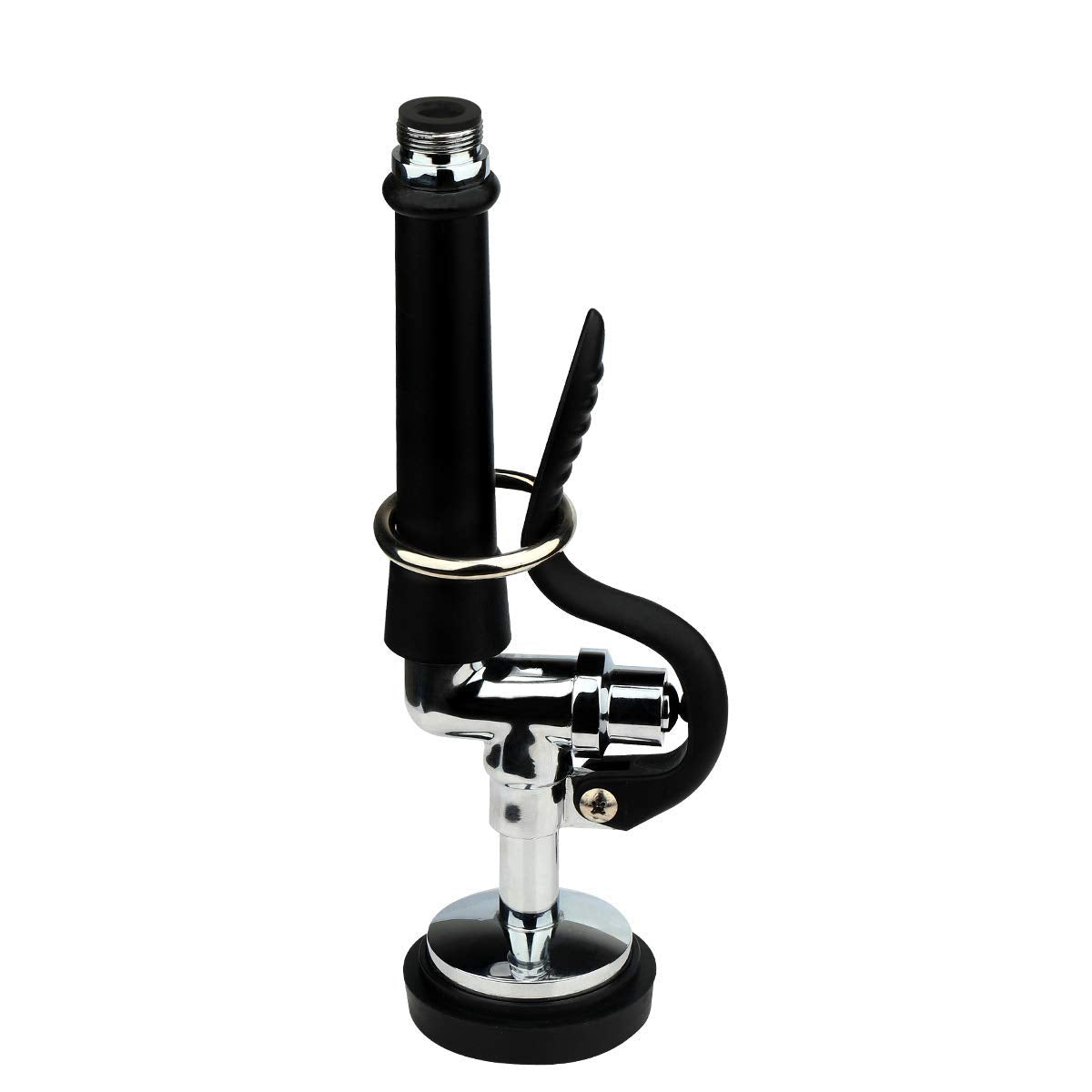 Kwode Pre-Rinse Spray Valve Head For All Commercial Kitchen Sink Faucet, High Pressure Dish Sprayer Nozzle With Hand Grip Assemb