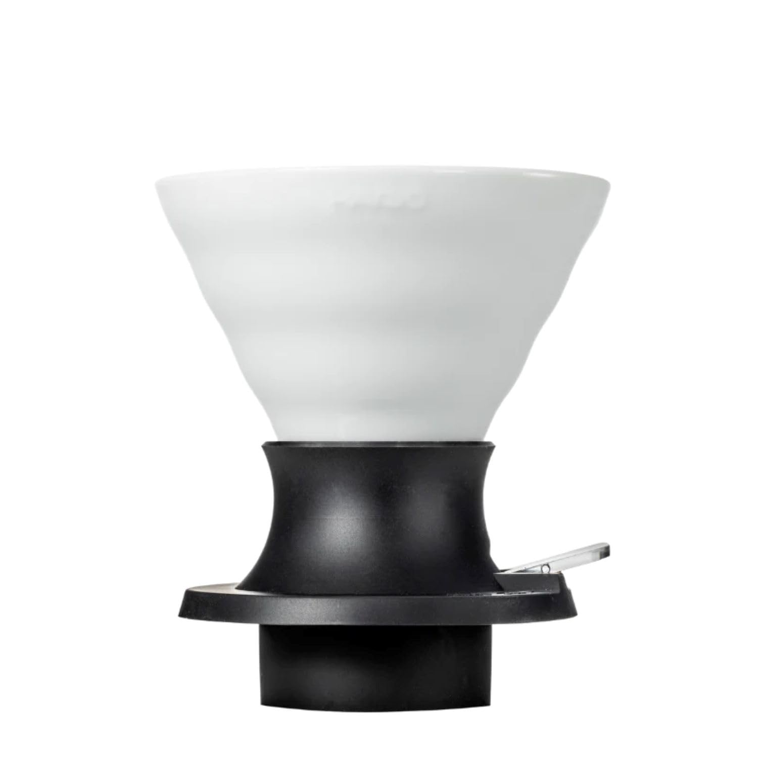 HARIO V60 Ceramic Immersion Dripper Switch, 200ml, White, Size 02, Porcelain, Model SSDC-200-W