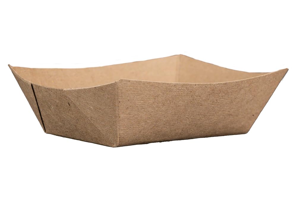 Southern Champion Tray 0509 #50 ECO Kraft Paperboard Food Tray, 1/2 lb Capacity (Case of 1000)