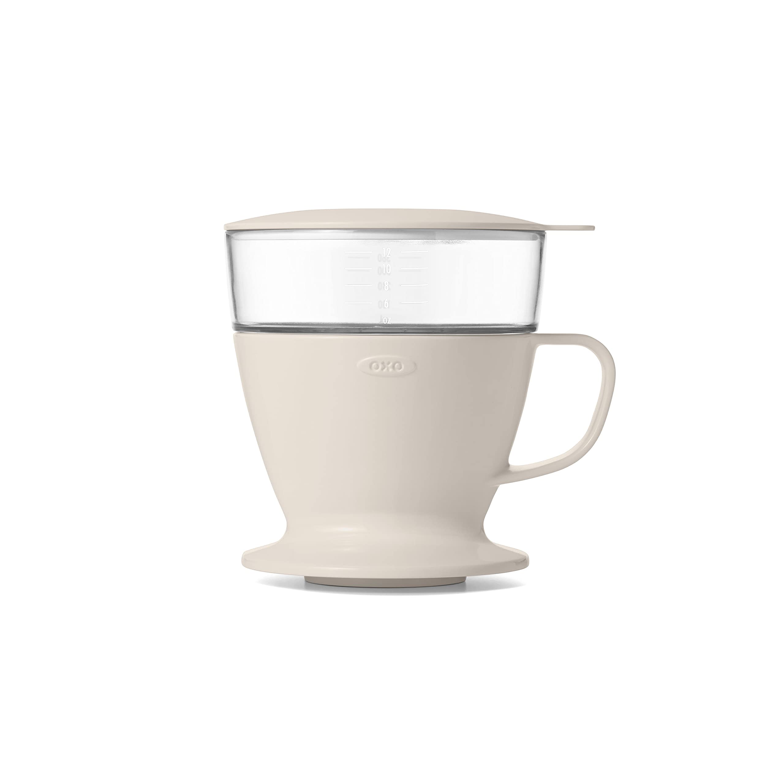 Oxo Brew Single Serve Pour-Over Coffee Maker, 12 Ounces, White
