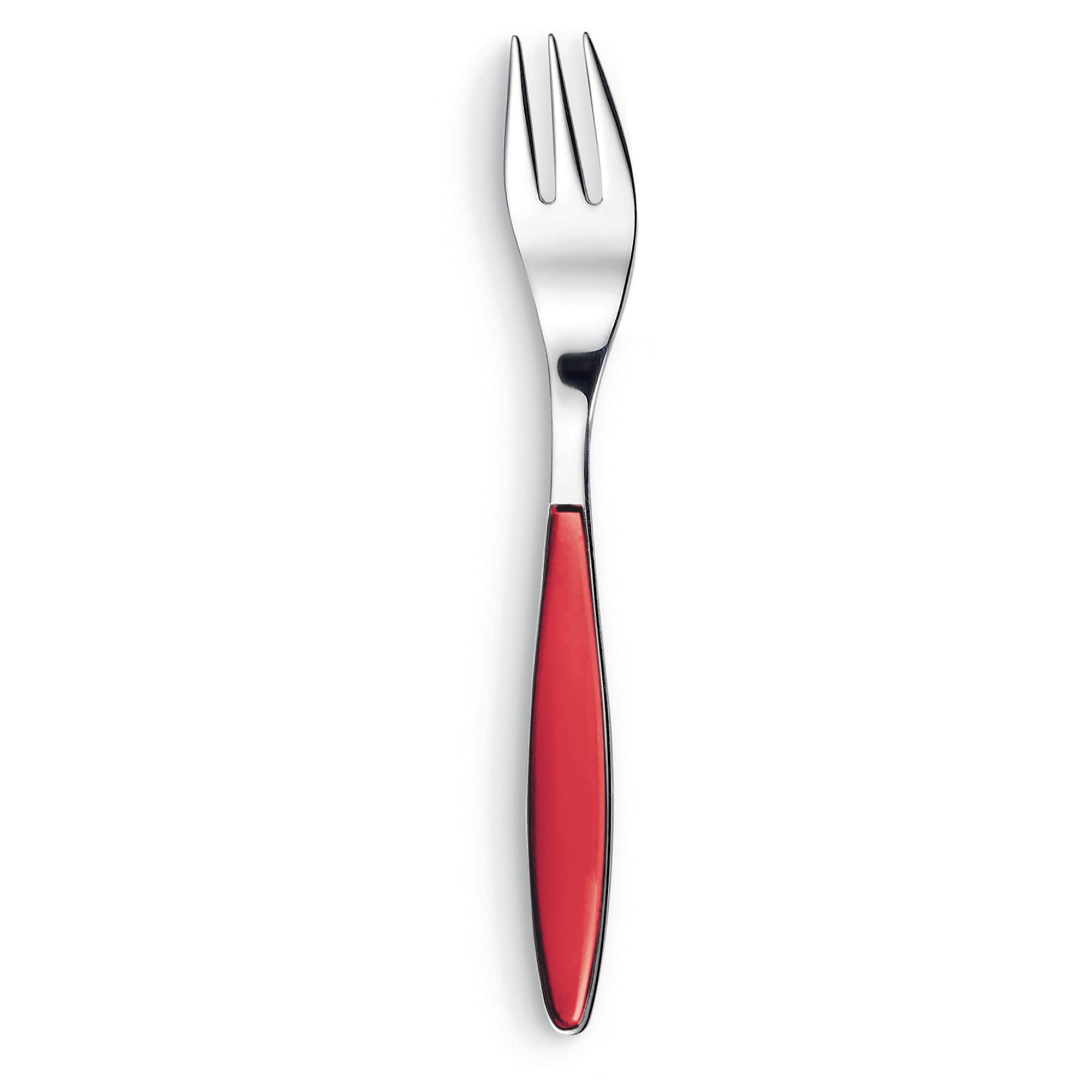 Guzzini Feeling Transparent Red Dessert Fork