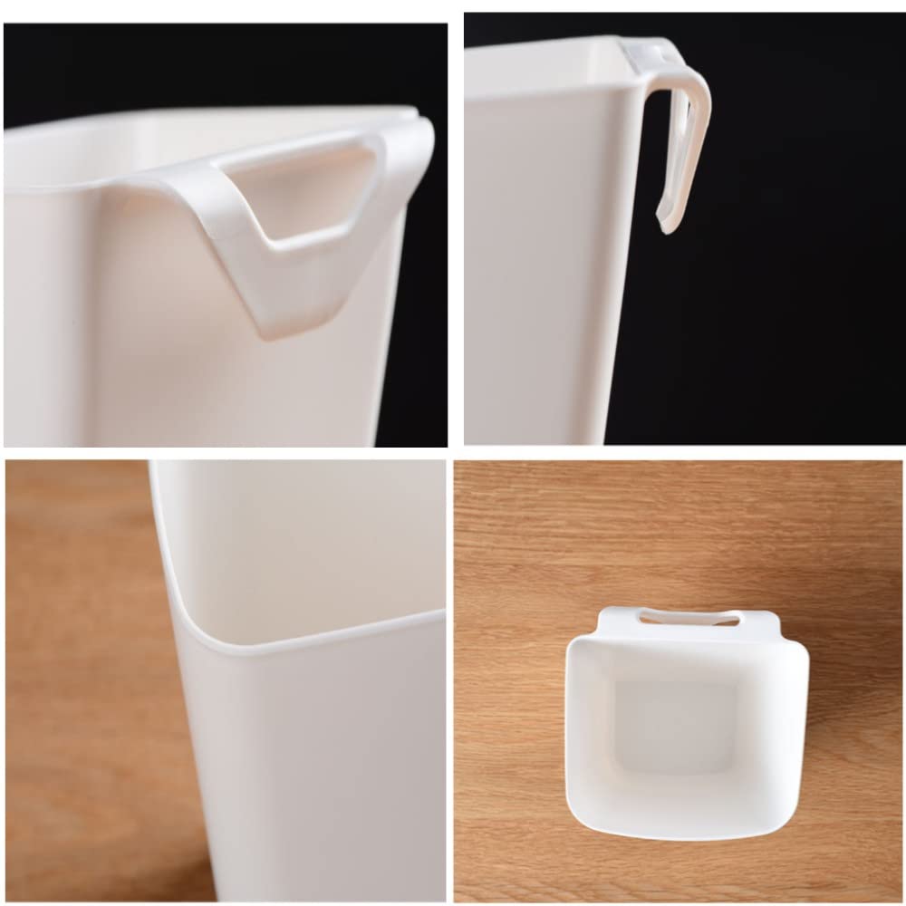 6 Pack Hanging Cup Holders, Wall Organizers, Rolling Cart Accessories Hanging Pen Holders Storage Containers Hanging Buckets For