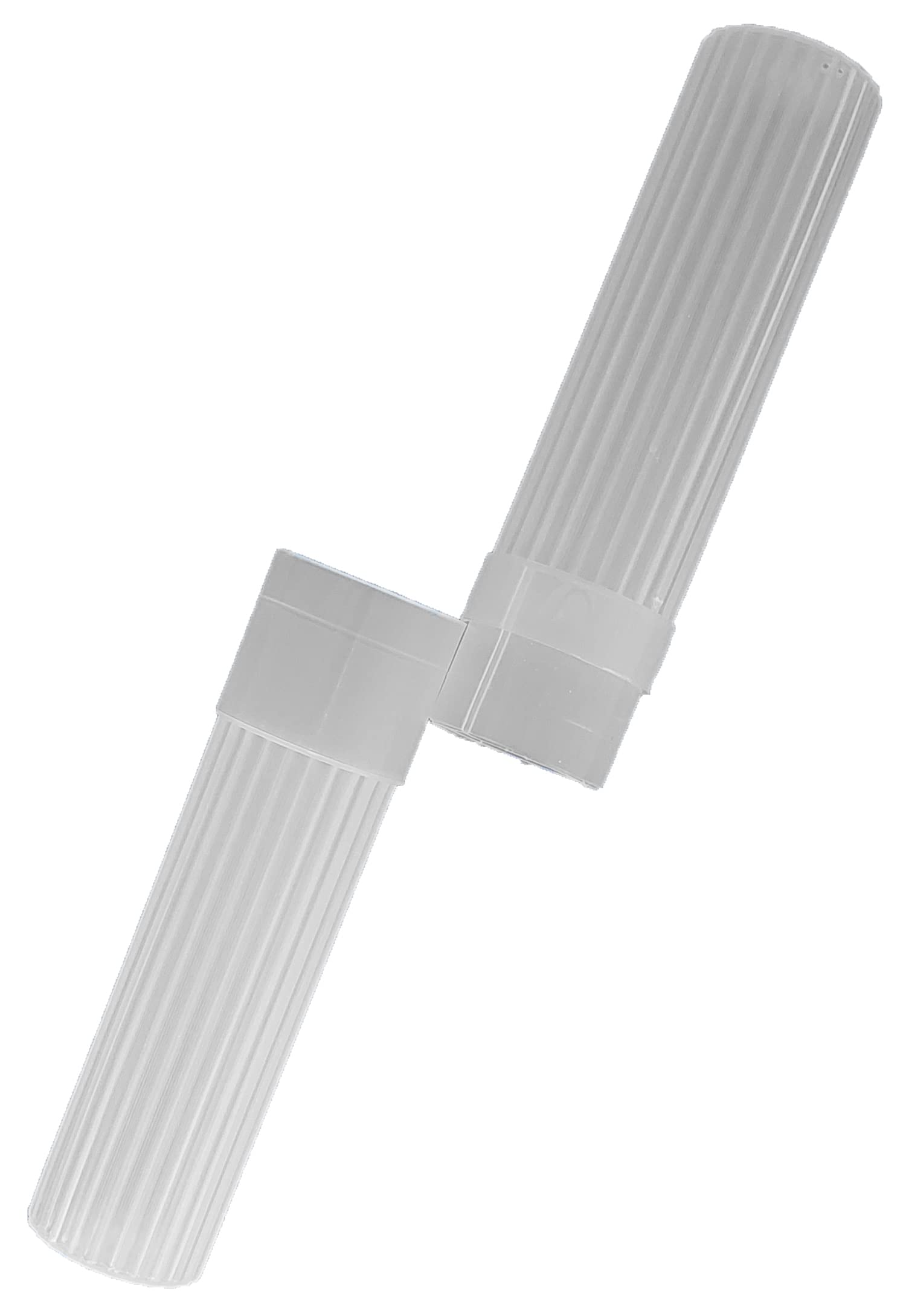 American Comb Toothbrush Holder (White) - Made In The Usa. W/Ventilation Holes.