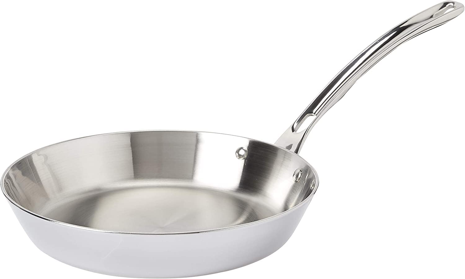 Viking Culinary Contemporary 3-Ply Stainless Steel Nonctick Fry Pan, 10 Inch, Ergonomic Stay-Cool Handle, Dishwasher, Oven Safe,