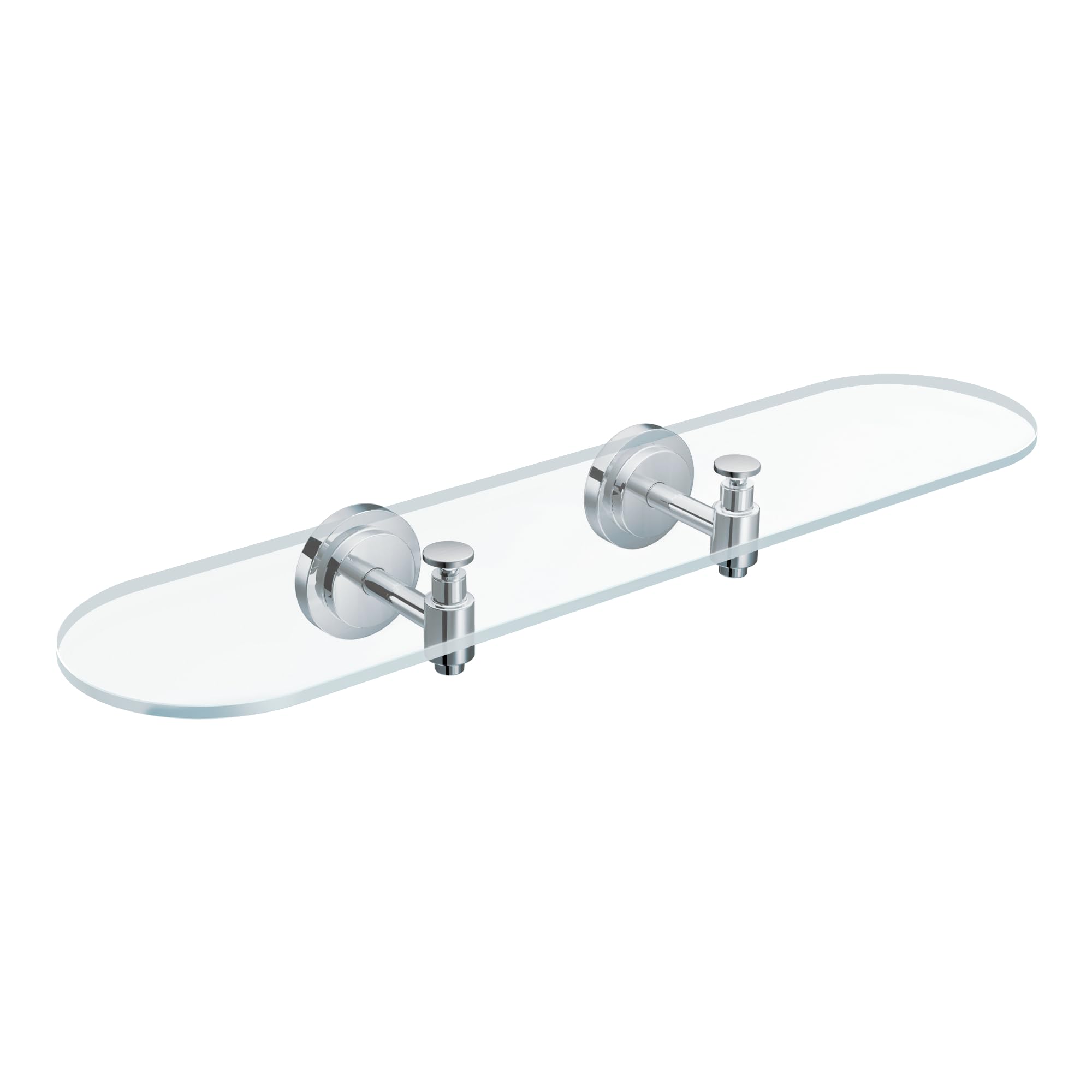 Moen DN0790CH Iso Inspirations Vanity Glass Shelf, Chrome