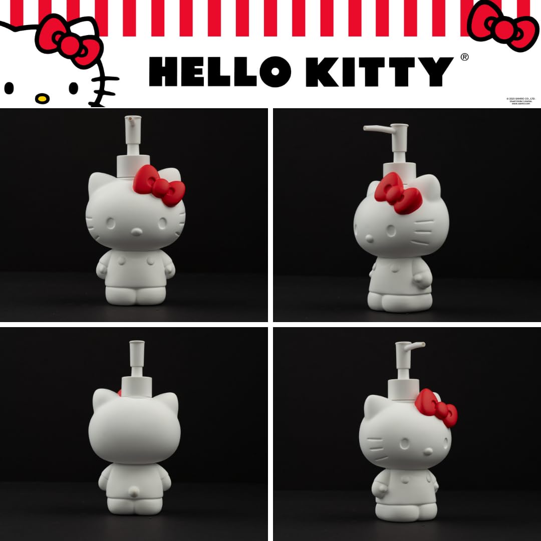 Collectibles Hello Kitty Soap/Lotion/Hand Sanitizer Resin Pump Dispenser, 10.36 Ounces, (Officially Licensed Product) By Franco
