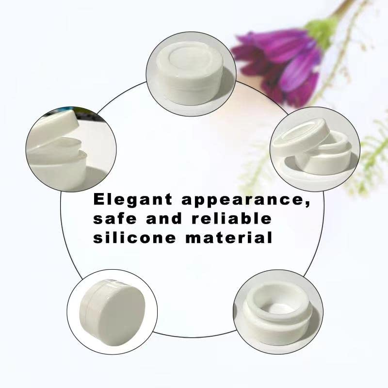 Gentcy Silicone 5ml Lots Silicone Container Box 18 colors 10pcs