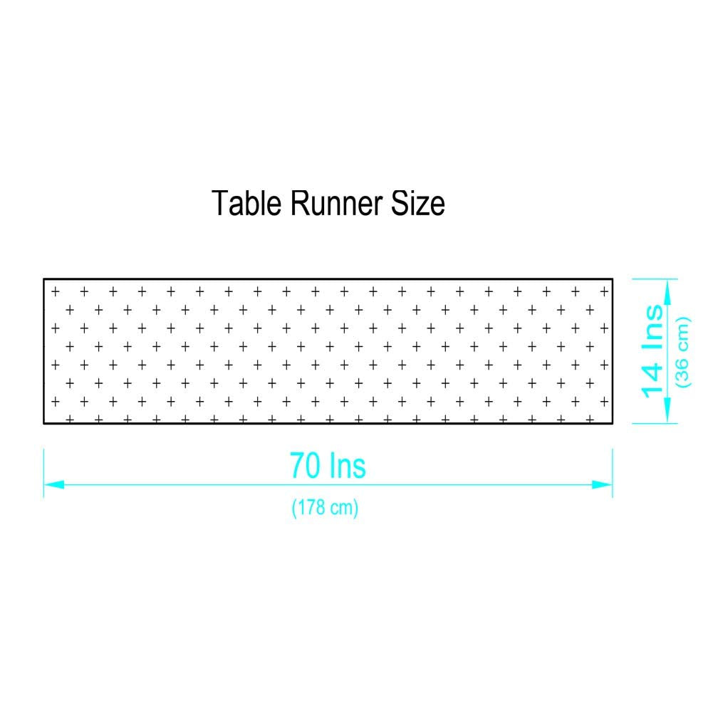 Decopow Nautical Beach Style Table Runner Lake House,14 Inches X 70 Inches