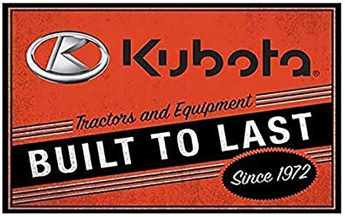 Vintage Kubota Bar Pub Store Home Wall Decor Metal Art Poster Retro Tavern Hotel Cake Food Cafe Club Tin Sign Plaque Iron Painti