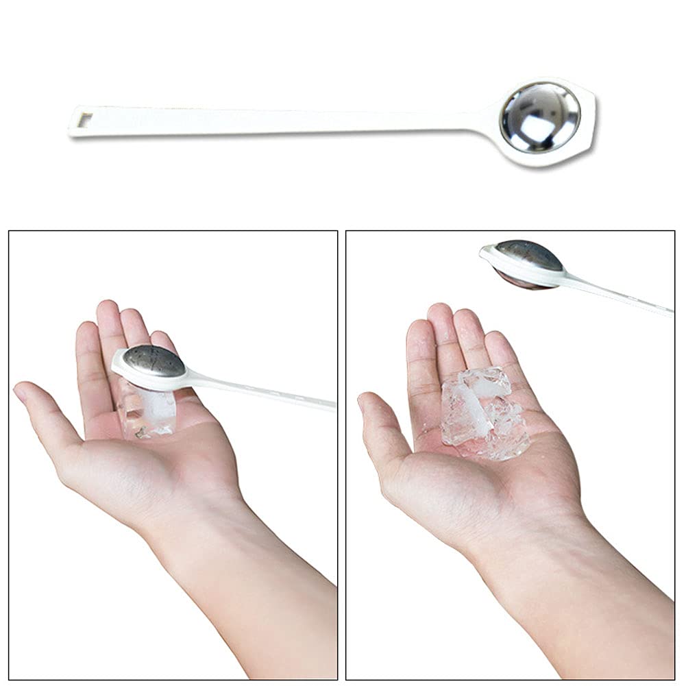 Hdtyyln Ice Tapper 3 Pcs Ice Mallet,Stainless Steel Ice Tapper,Ice Picks,Ice Crusher,Mallet Tool For Cocktails,Kitchen Gadget,St